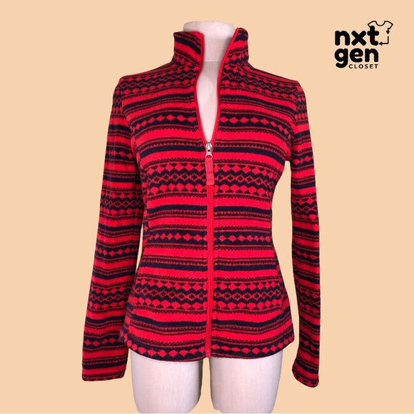 Merona Women’s Zippered Fleece Jacket - Picture 1 of 5